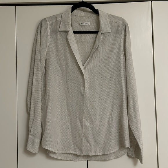 Equipment Micro Polka Dot Blouse - Picture 1 of 5